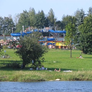 Olešná, Aquapark na západním břehu