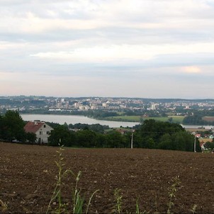 Pohled na přehradu Olešná od Palkovic