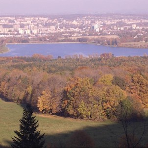 pohled na Olešnou z úbočí Ostružné