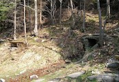 Studánka u vrcholu