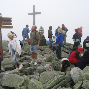 Na vrcholu Luzného 1373 m. n. m.