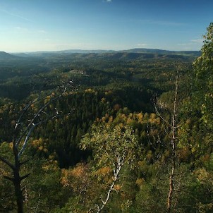 výhled z Rudolfova kamene, výhled na severozápad