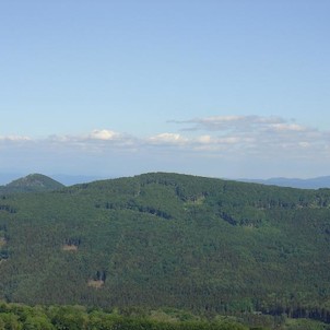 Jedlová, pohled z rozhledny