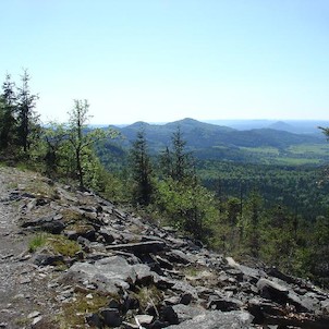 Jedlová, cestou na vrchol